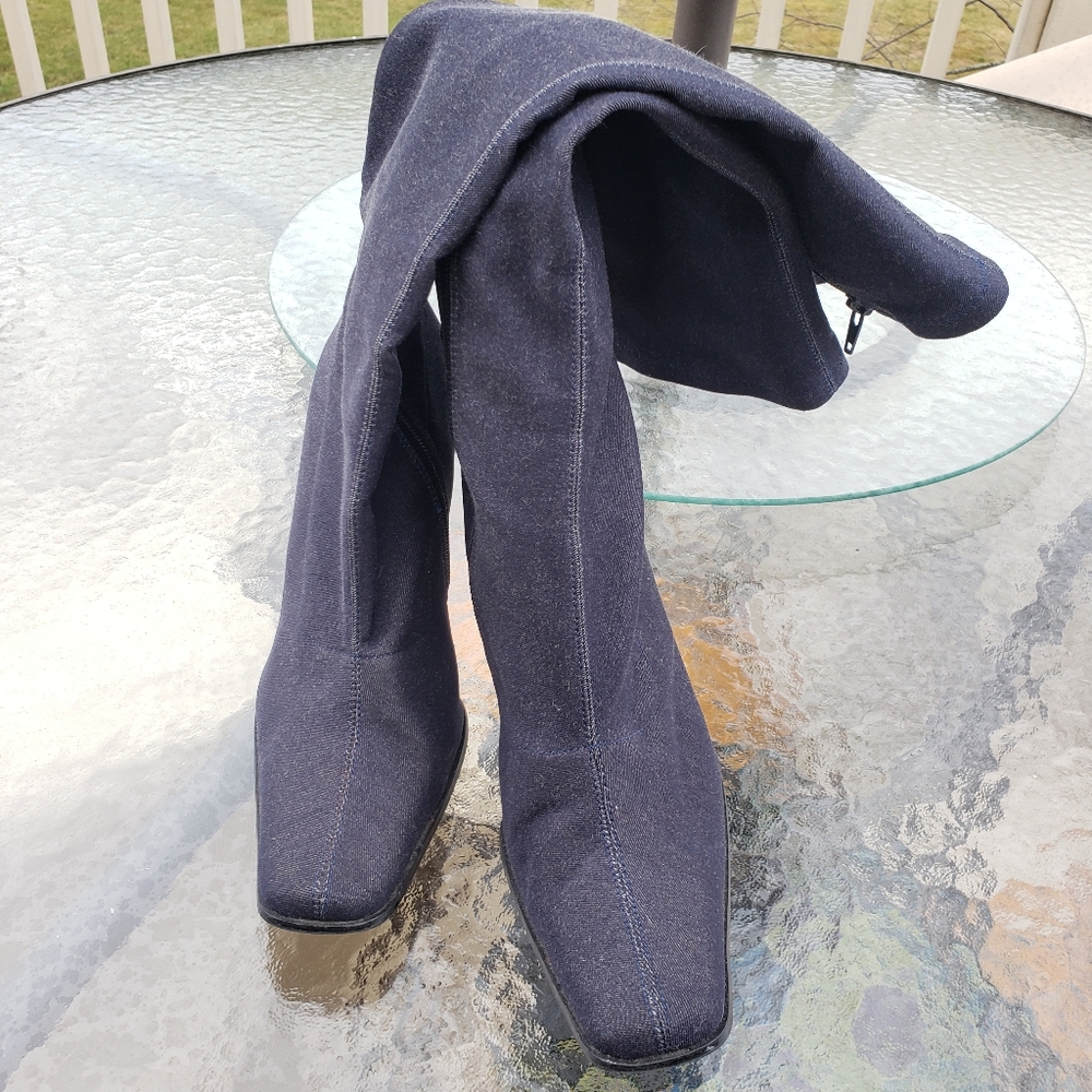 Deba Fabric Denim Boots